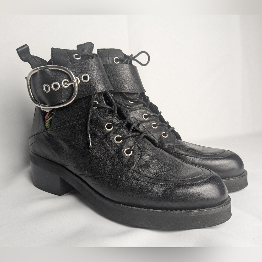 L'INTERVALLE Black Ankle Boots